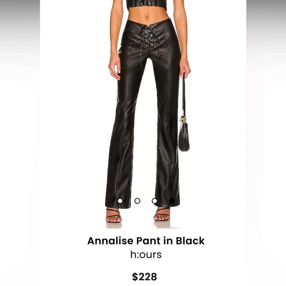 REVOLVE leather pants